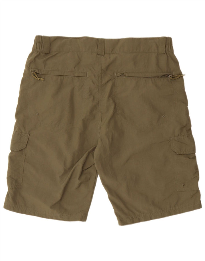 MOUNTAIN WAREHOUSE Pantalones cortos cargo para hombre W34 Nylon caqui grande