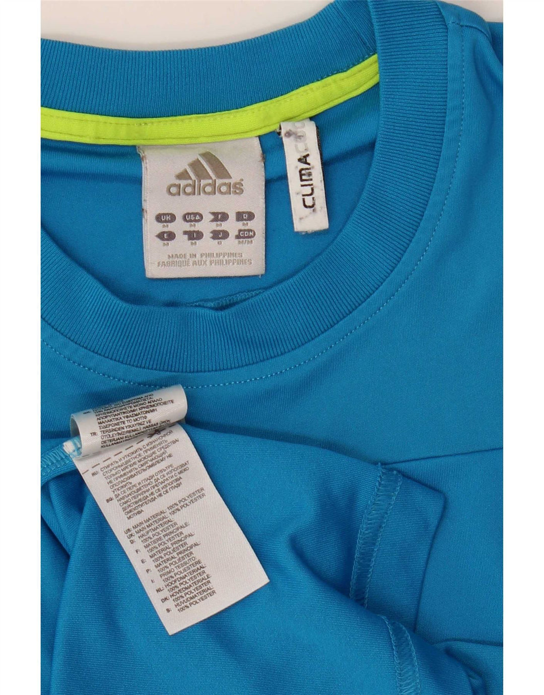 Adidas Hombre Climacool Camiseta Top Poliéster Azul Medio