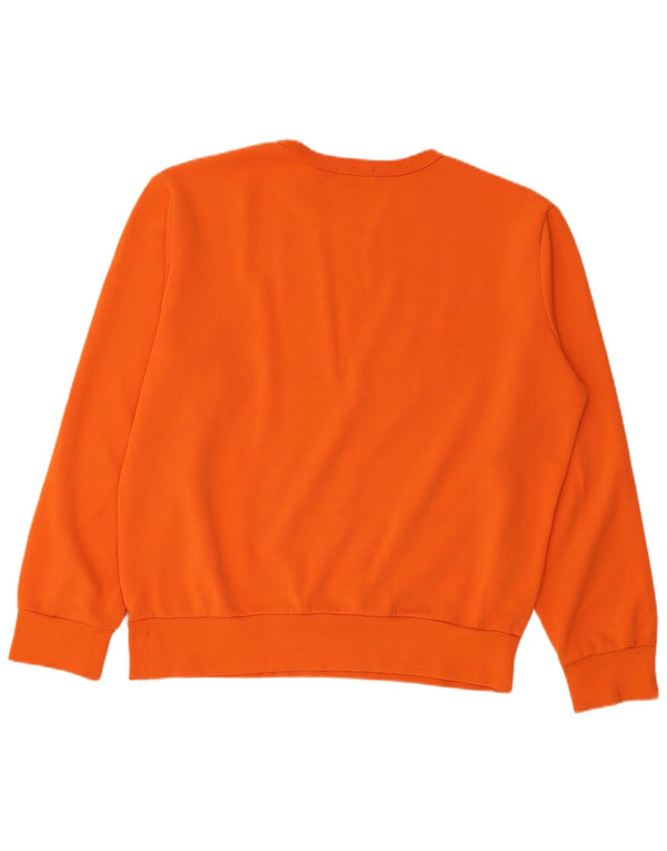 Polo Ralph Lauren - Sudadera extragrande para mujer, talla 40, color naranja mediano