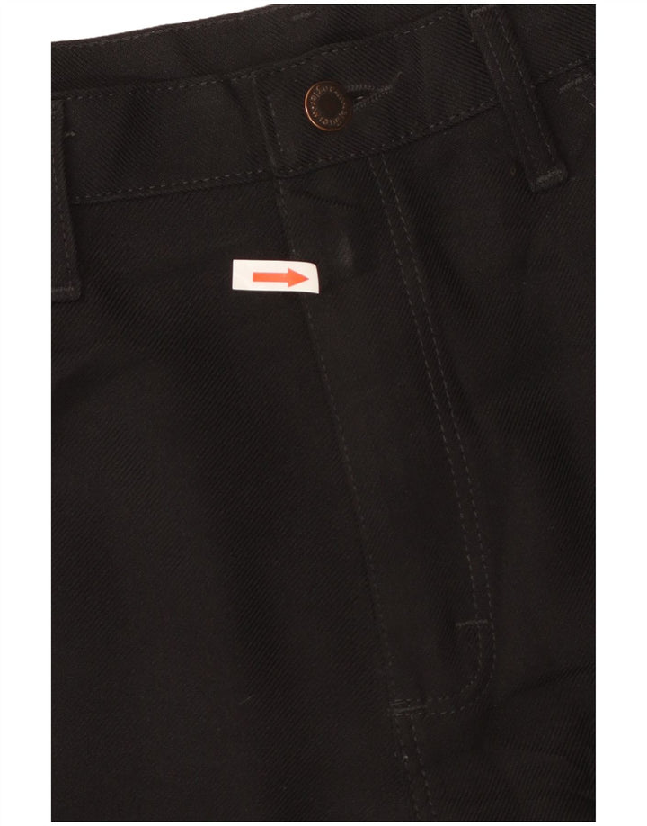 WRANGLER Pantalones casuales rectos para hombre W36 L26 Poliéster negro