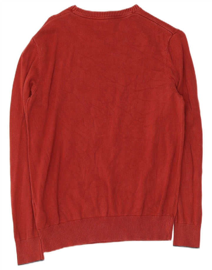 TIMBERLAND Jersey con Cuello Barco para Hombre, Jersey pequeño de algodón Rojo