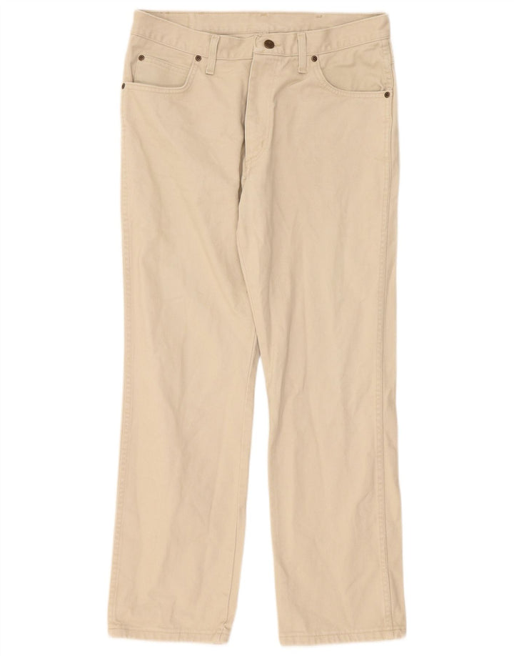 Wrangler Vaqueros rectos para hombre W34 L30 Algodón beige