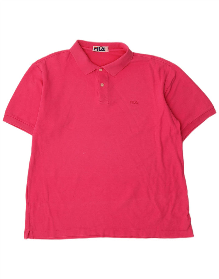 Fila Polo Hombre IT 52 Grande Algodón Rosa