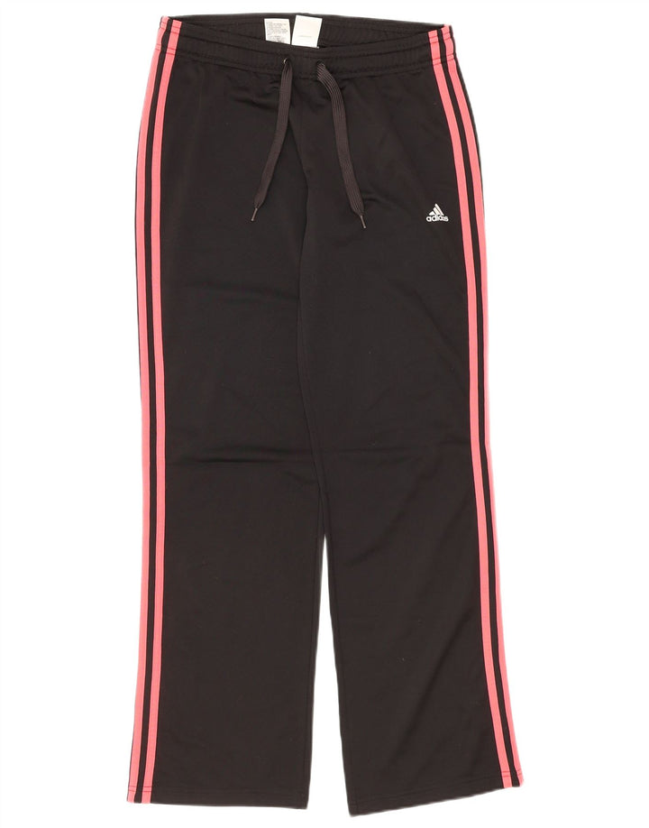 ADIDAS Pantalones de chándal para mujer UK 8/10 Small Negro Poliéster
