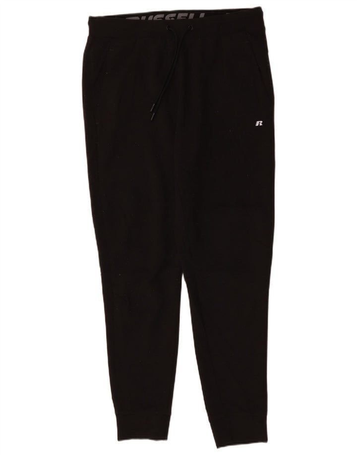 RUSSELL ATHLETIC Pantalones de chándal para hombre Joggers Medium Black Cotton