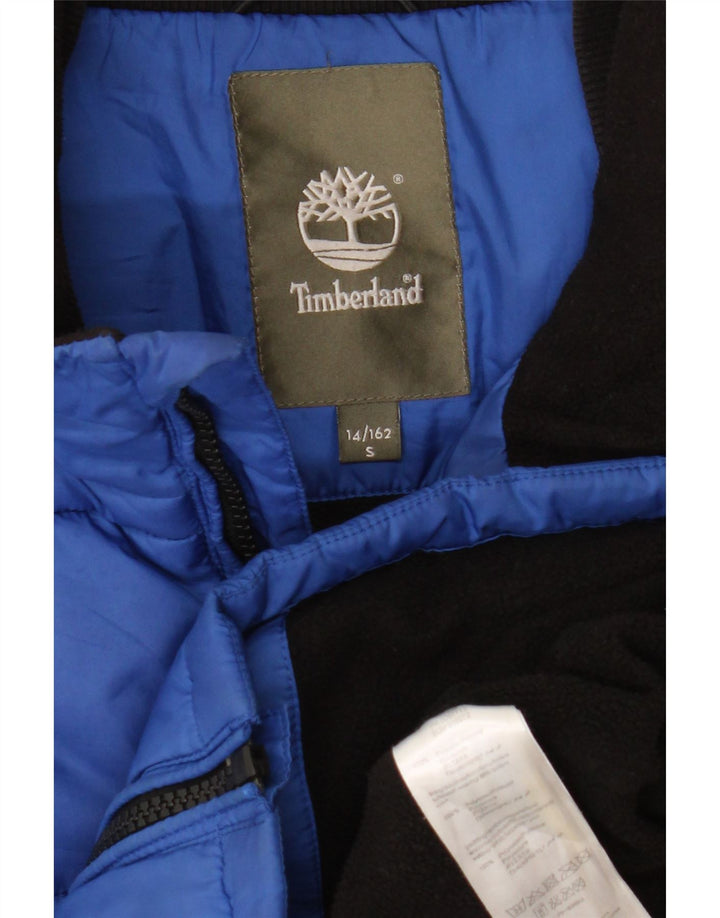 Timberland Chaleco acolchado para niño 13-14 años Small Azul Poliéster