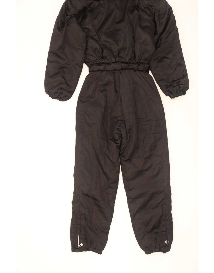 Mono de esquí vintage para mujer IT 46 Grande Negro