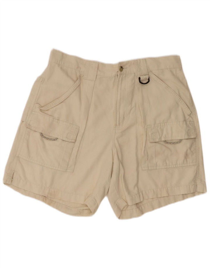 Pantalones cortos cargo Columbia para hombre medianos W32 algodón beige