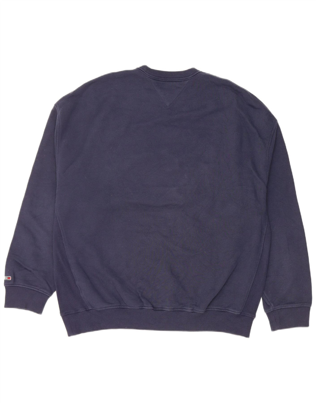 Tommy Hilfiger Sudadera con Estampado Relajado Y Gráfico para Hombre Azul Marino Mediano