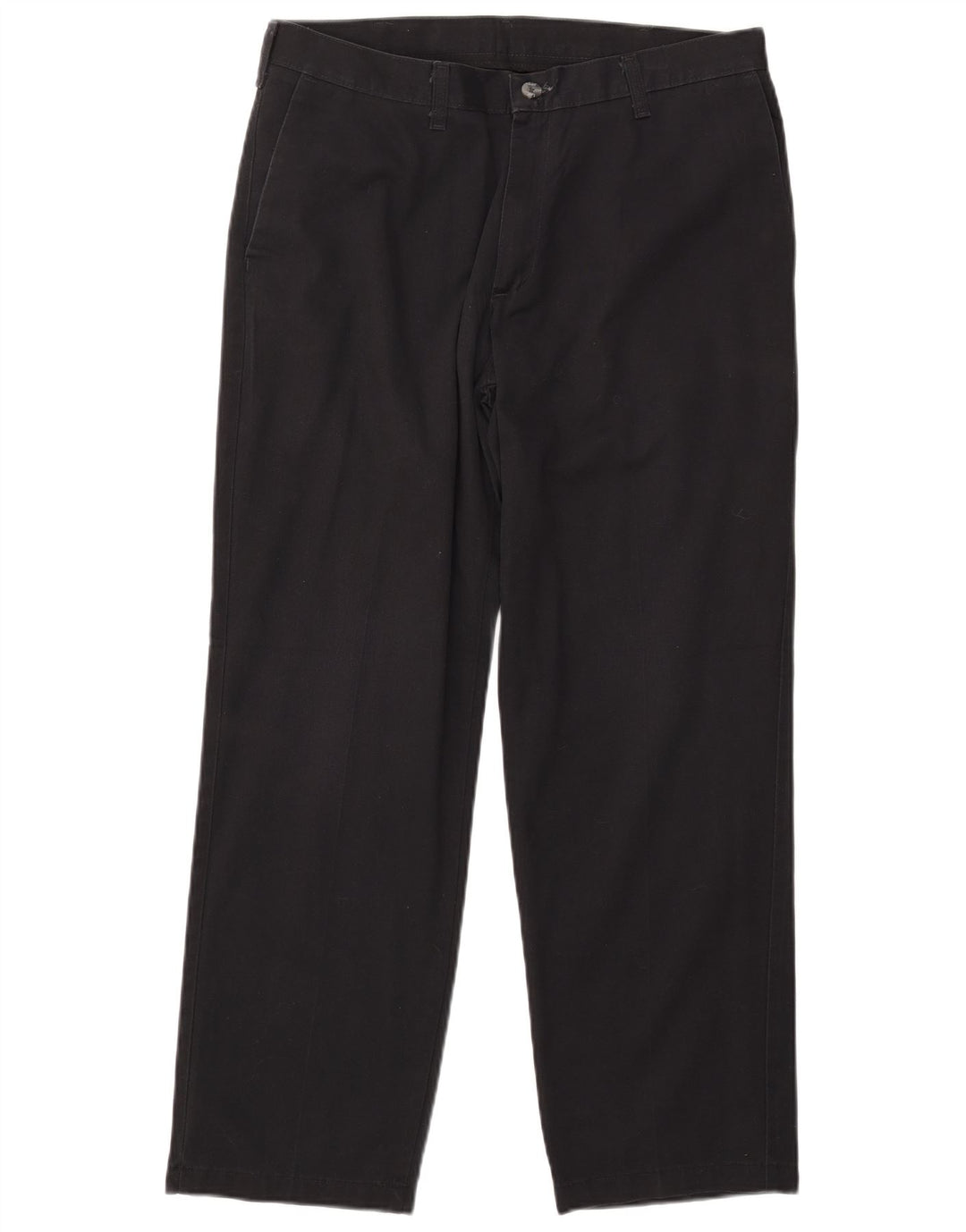 LEE Pantalones chinos rectos para hombre W34 L30 Algodón negro