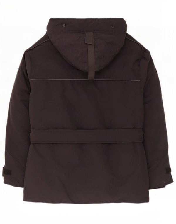 Canadiens Chaqueta acolchada con capucha para hombre UK 36 Small Algodón negro