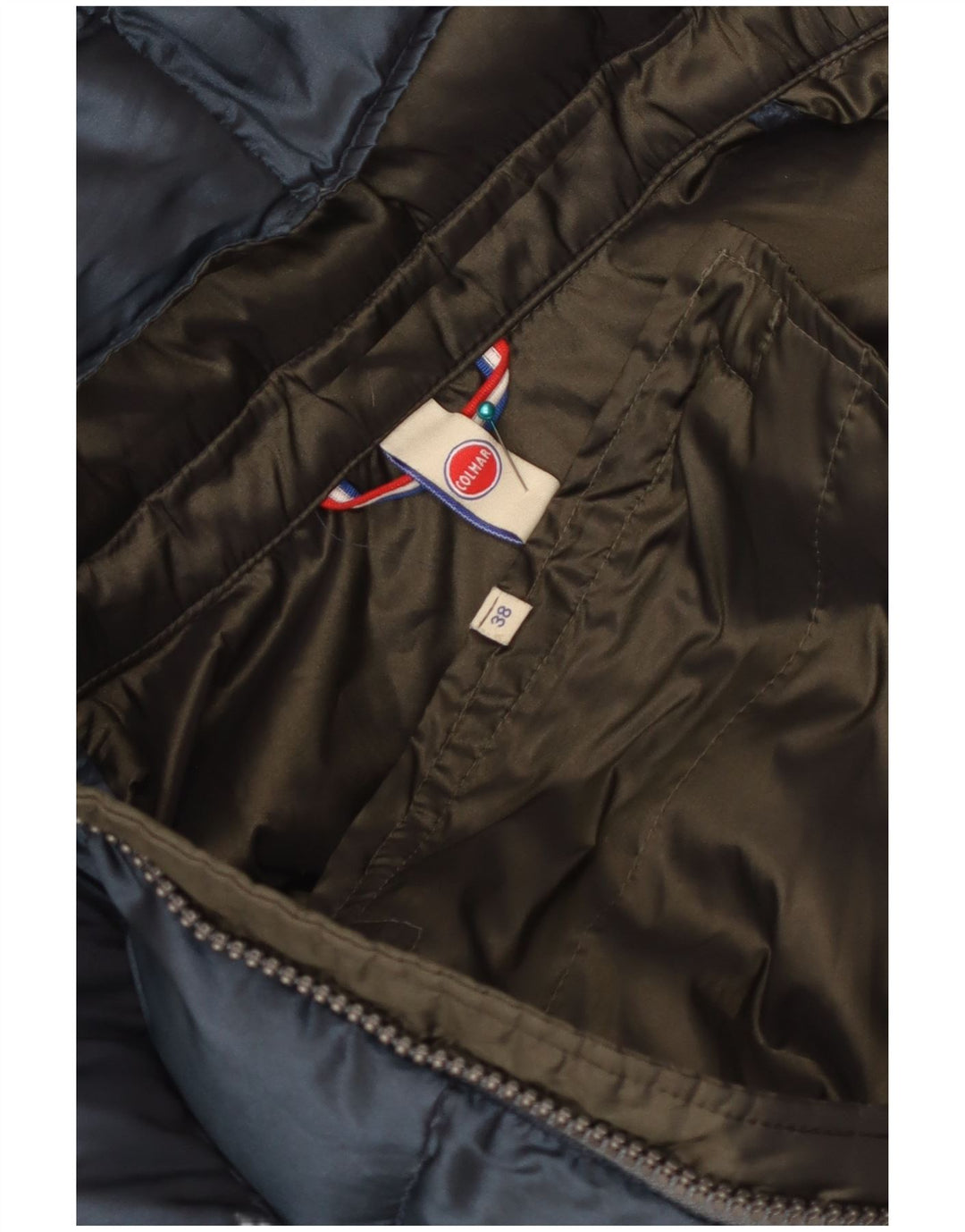 Colmar Chaqueta acolchada con capucha para mujer EU 38 Small Azul marino