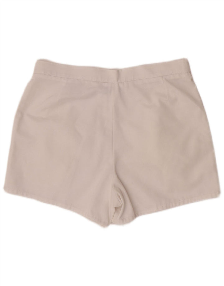 Pantalones cortos casuales para hombre Lacoste W30 poliéster blanco pequeño