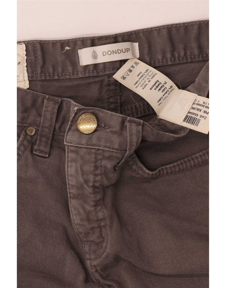 Vaqueros Pitillo Mujer Dondup W25 L29 Algodón Gris