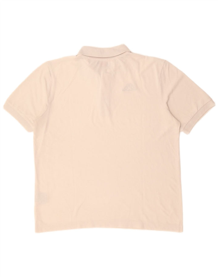 Polo Kappa Hombre Algodón Blanco Mediano