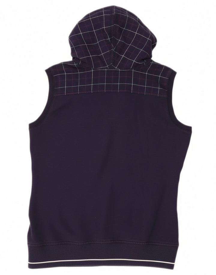 Champion Chaqueta de chándal con capucha para mujer UK 12 Medium Purple Check