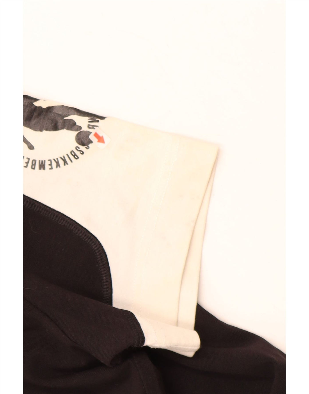 BIKKEMBERGS Polo para hombre Algodón color block mediano negro