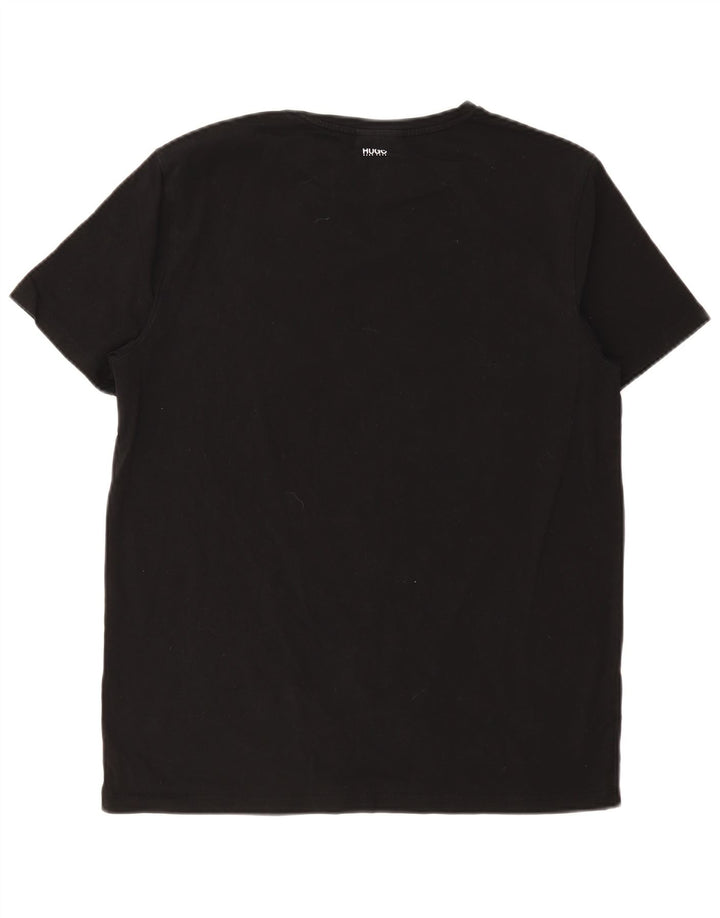 Hugo Boss Hombre Camiseta Top XL Negro