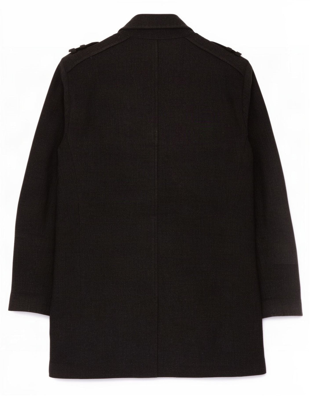Ted Baker Abrigo militar para hombre Talla 4 Grande Lana gris