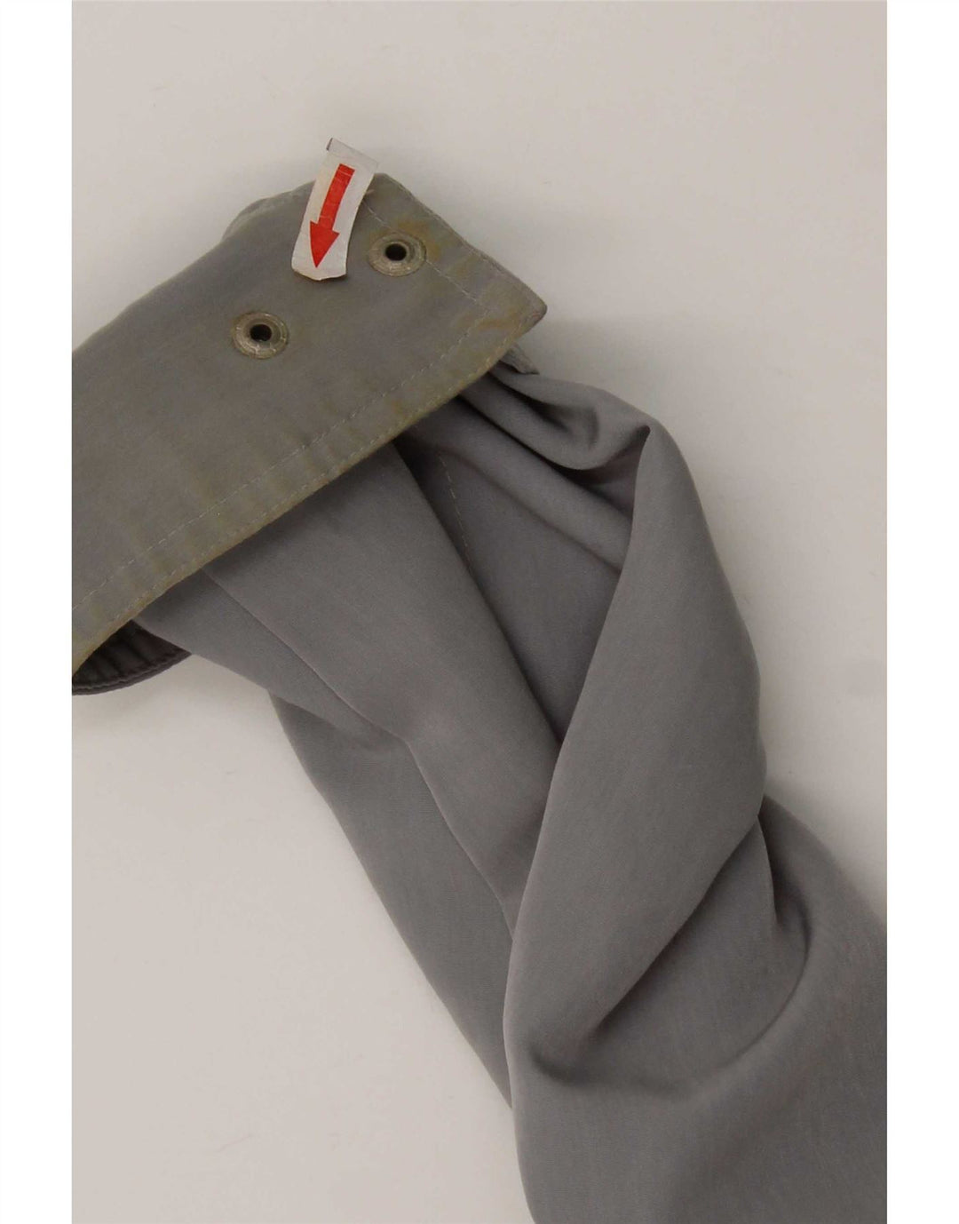 Vintage hombres suelta ajuste bombardero chaqueta Reino Unido 38 poliéster gris medio
