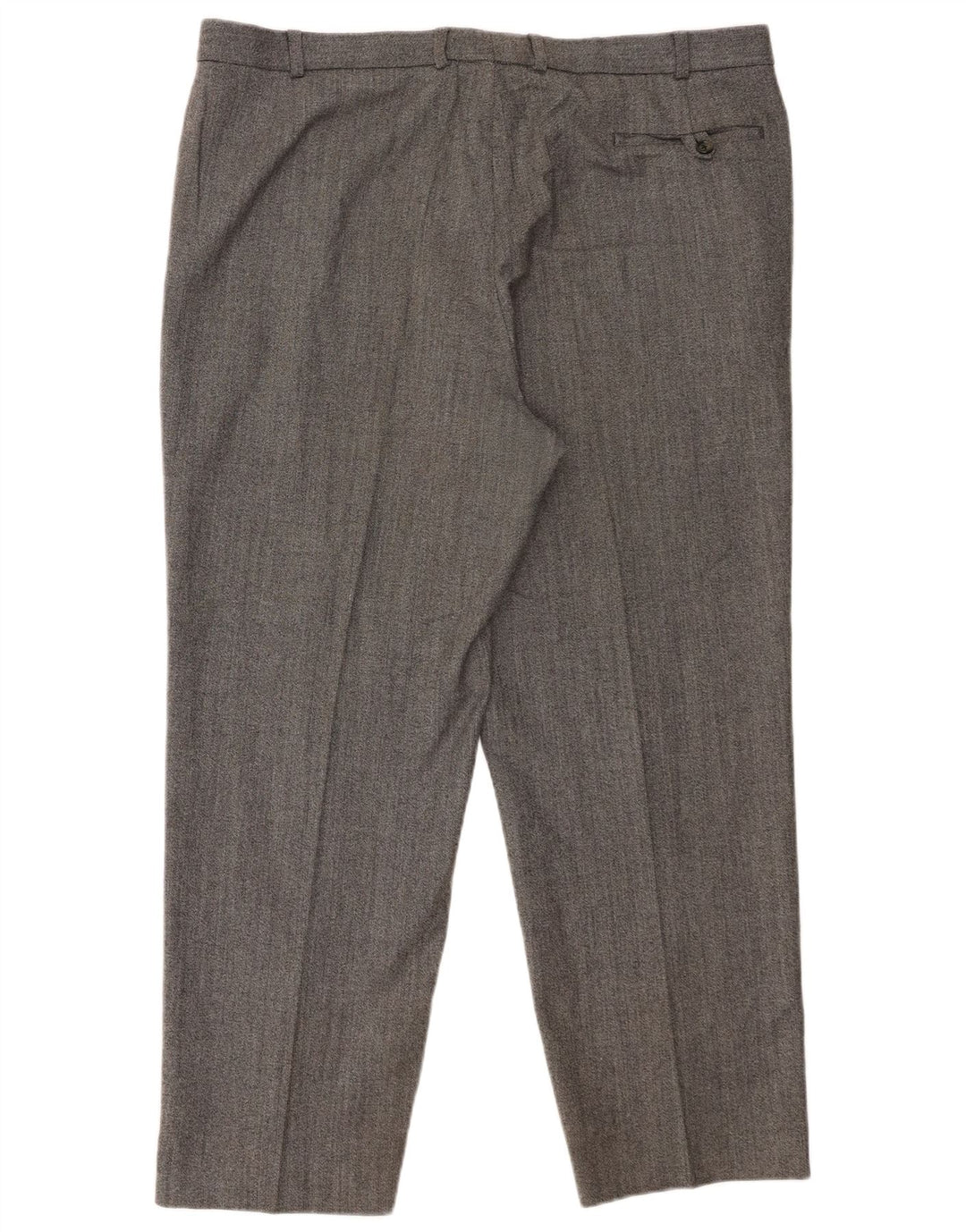 Marks & Spencer Pantalón de traje recto St. Michael para hombre W40 L29 Lana gris