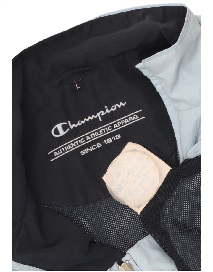 Champion Chaqueta de chándal para mujer UK 40 Grande Poliéster azul