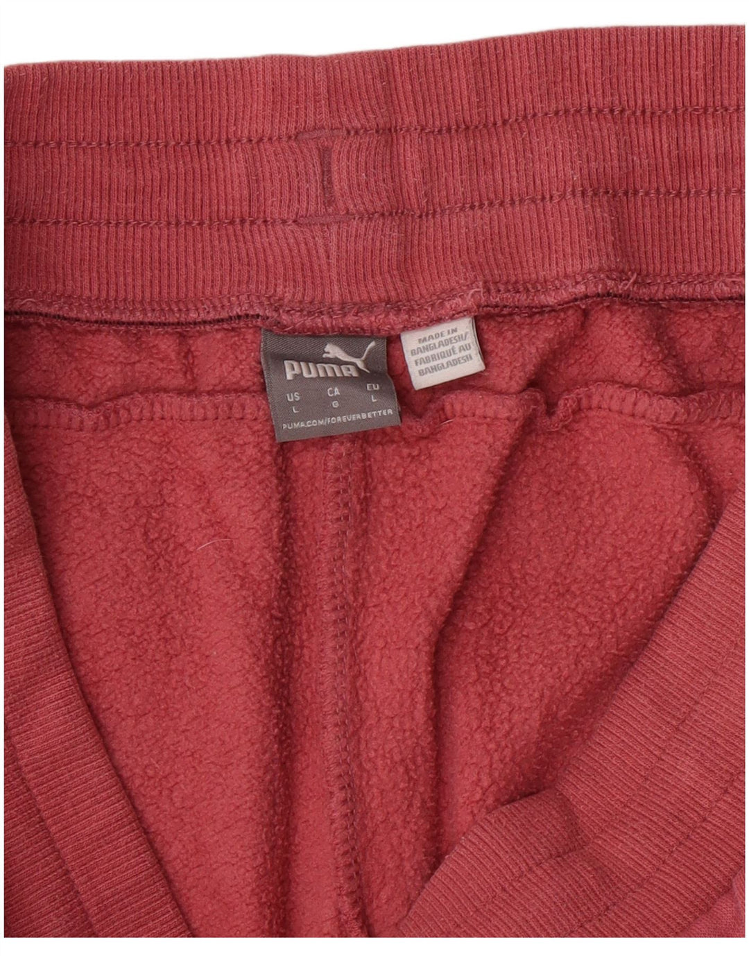 PUMA Pantalones de chándal para mujer Joggers UK 14 Large Pink