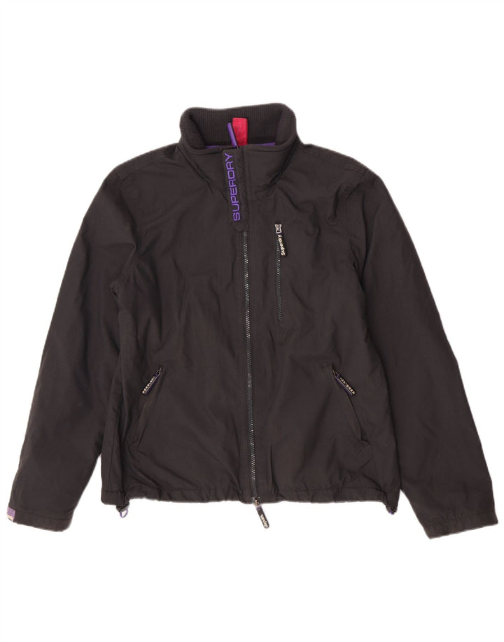 Superdry Chaqueta Cortavientos The Windhiker Graphic para Mujer UK 40 Grande Negro
