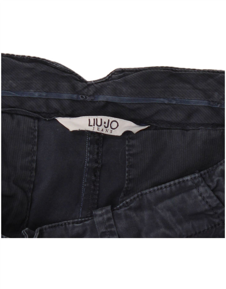 Pantalones cortos chinos Liu Jo para mujer W34 Large Azul marino