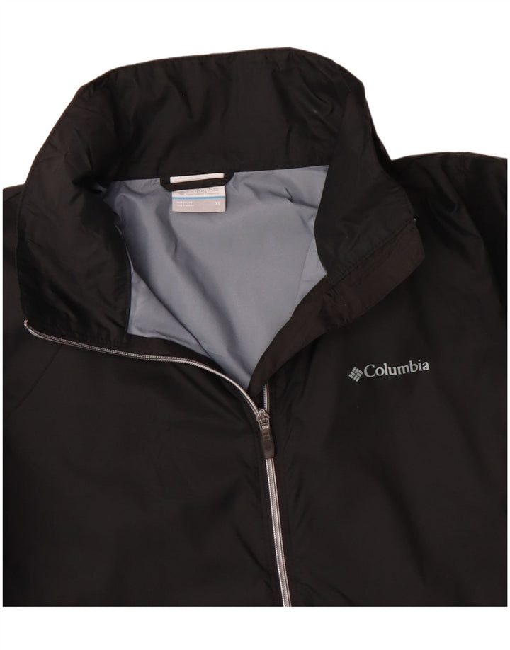 Columbia Chubasquero Mujer UK 40 XL Nylon Negro