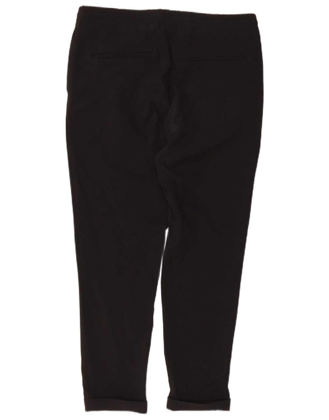 Zara Mujer Pantalones Casuales Slim Medianos W32 L26 Negro