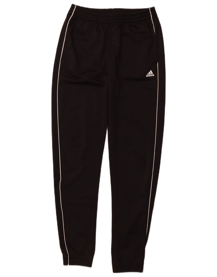 ADIDAS Boys Primegreen Chándal Pantalones Joggers 14-15 Años Negro