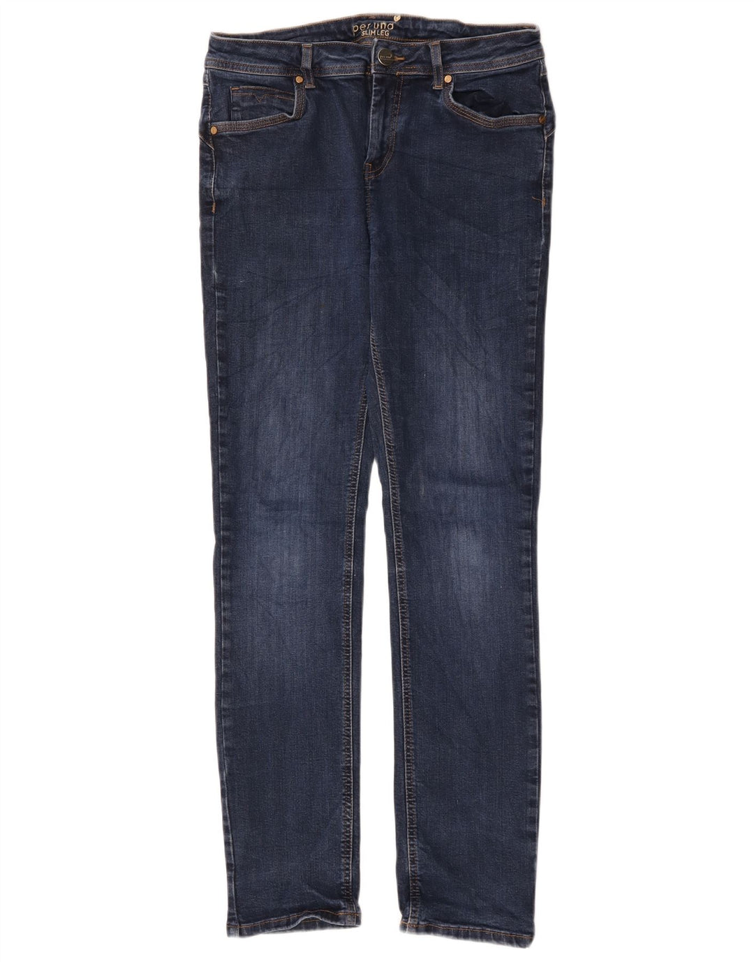 Marks & Spencer Jeans Per Una Slim para Mujer UK 12 Medium W32 L30 Azul Marino