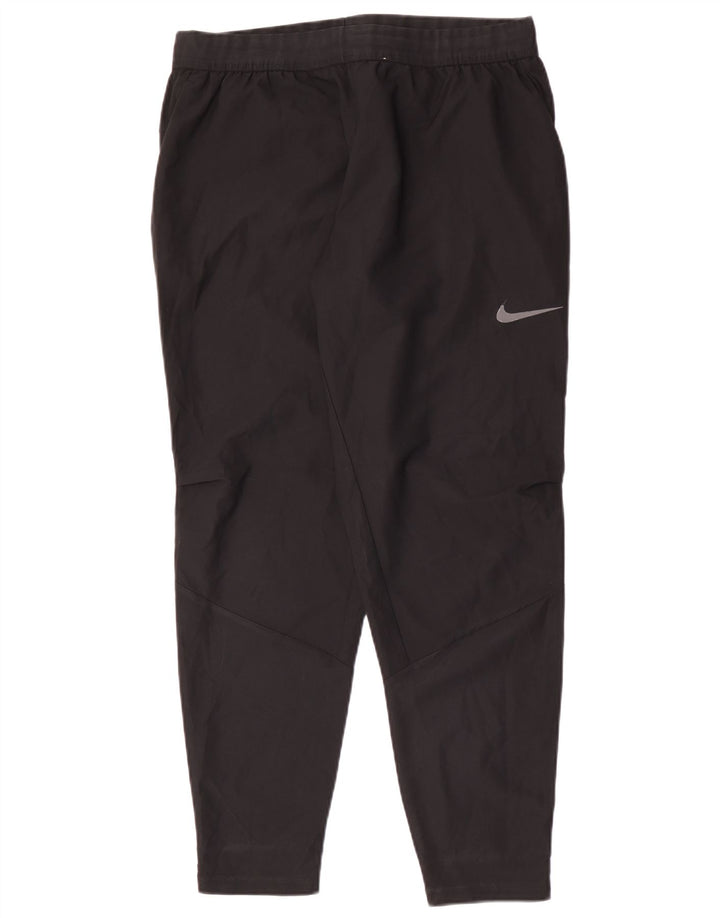 Nike Hombre Dri Fit Chándal Pantalones Joggers Grande Poliéster Negro