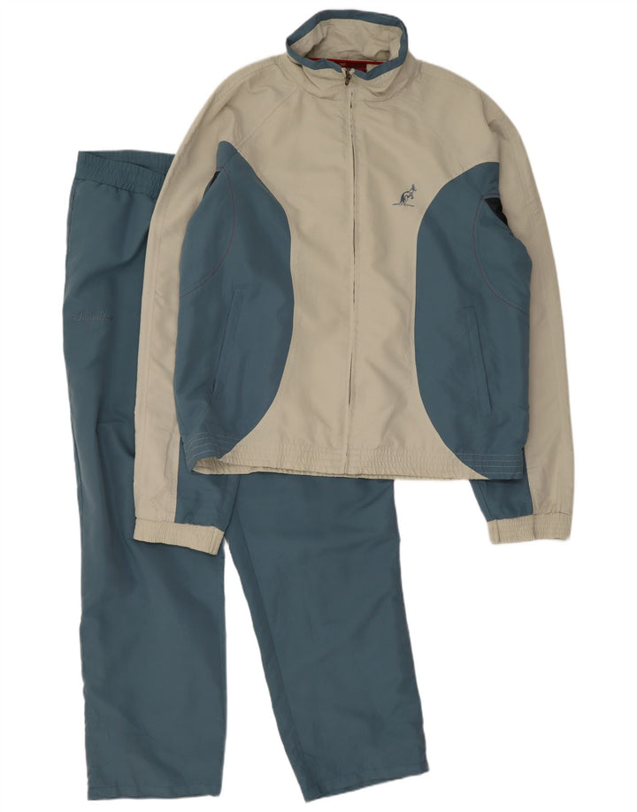 AUSTRALIAN L'ALPINA Chándal completo para hombre Bloque de color blanco roto medio