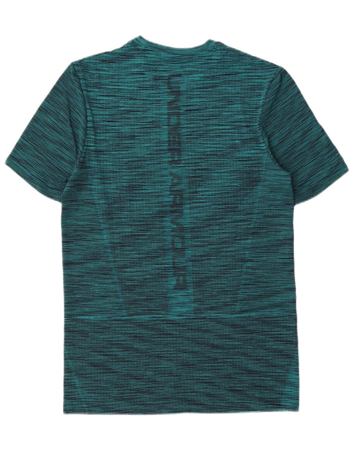 Camiseta Under Armour Hombre Top Small Verde Pinstripe