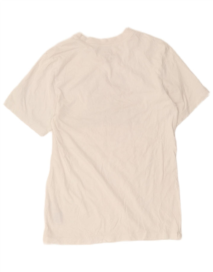 Nike - Camiseta gráfica para hombre, talla pequeña, algodón blanco