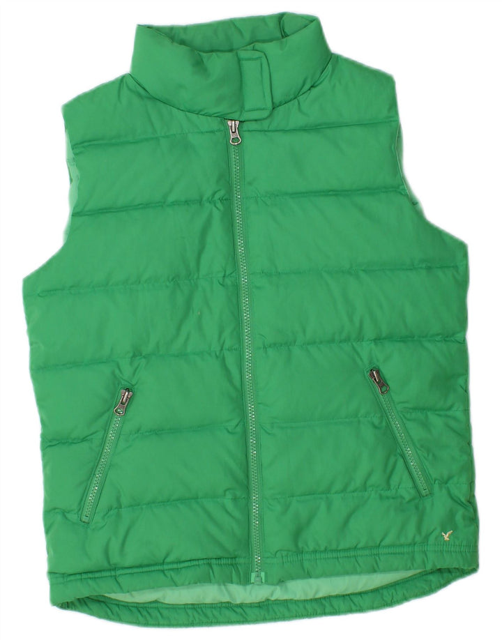 American Eagle Outfitters Chaleco acolchado para mujer ES 40 Pequeño Poliéster verde