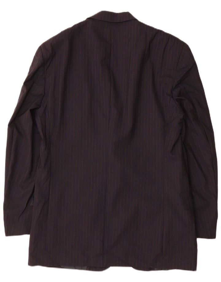 TOMMY HILFIGER Chaqueta tipo blazer para hombre UK 39 Medium Azul marino Rayas diplomáticas