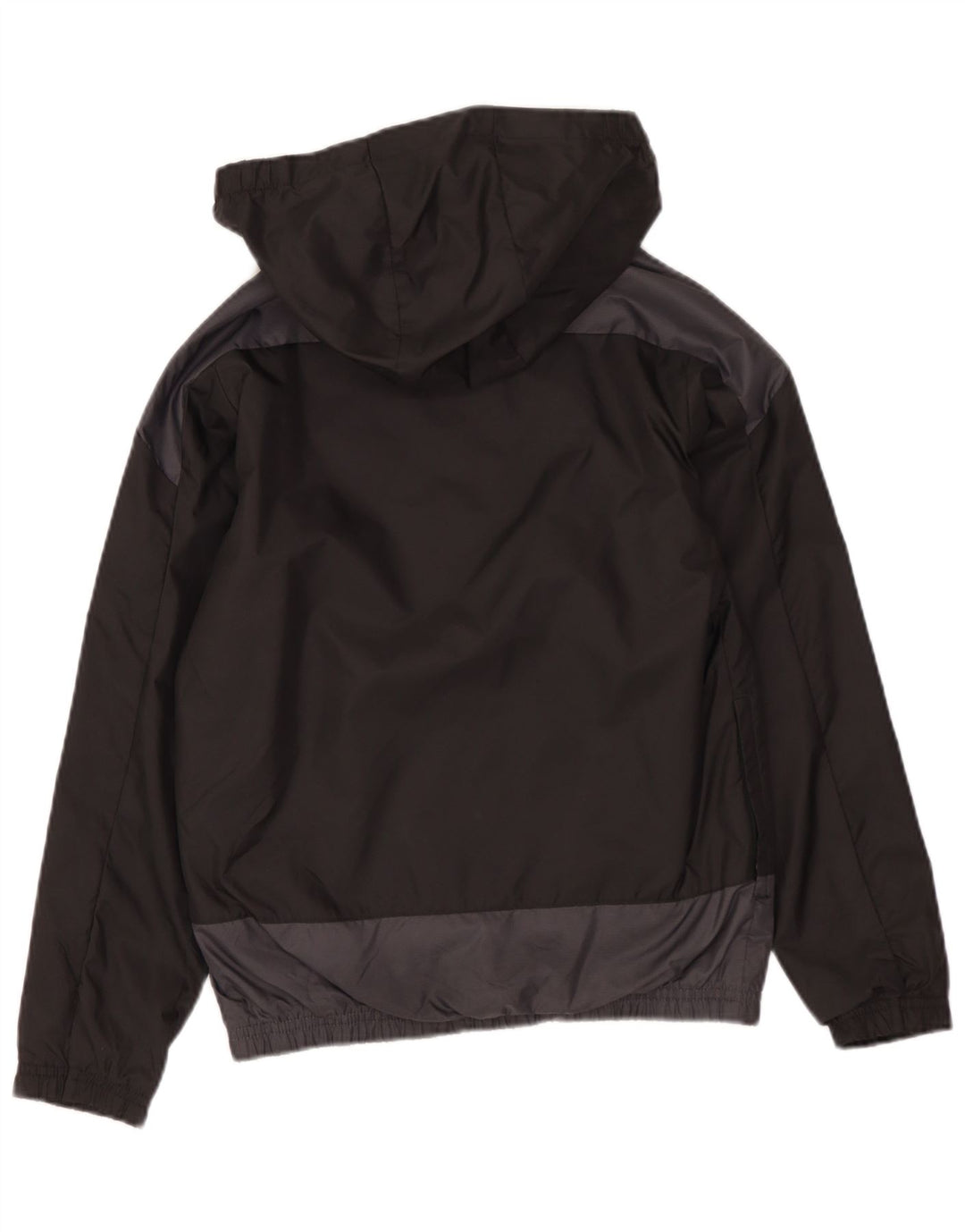 PUMA Chubasquero con capucha y gráfico para niña 7-8 años Nylon color block negro