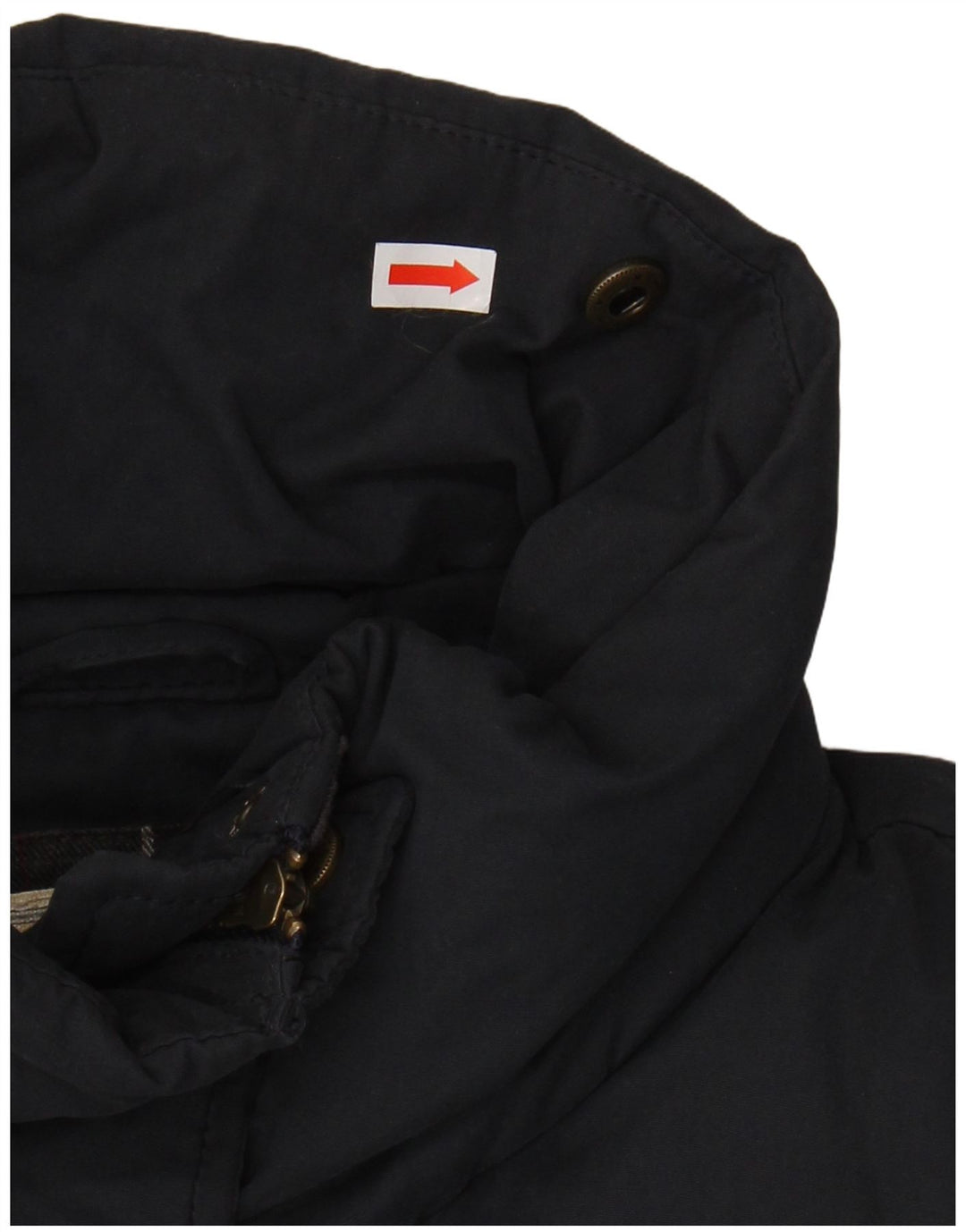 FAT FACE Womens Loose Fit Padded Jacket UK 10 Small  Navy Blue Polyester