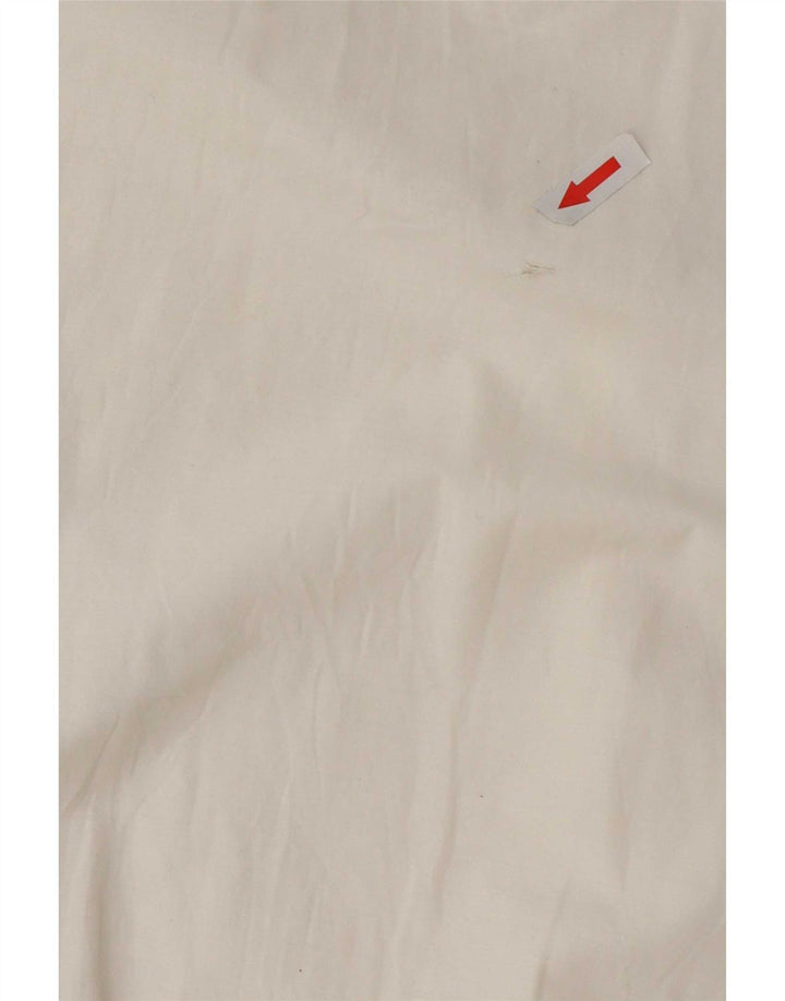 WPM Chaqueta bomber con estampado de Wildcats para hombre, talla 40, color blanco