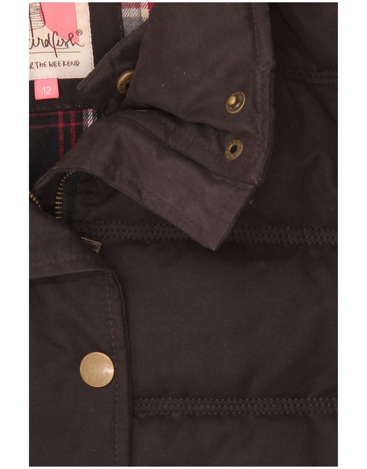 Weird Fish Chaqueta acolchada para mujer UK 40 Mediana Poliéster negro