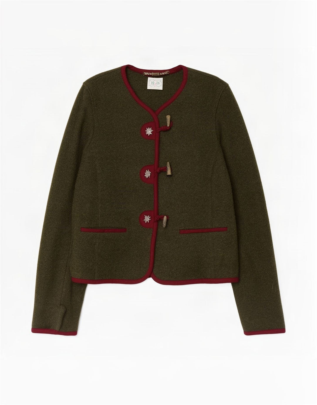M & G Chaqueta Blazer de 3 Botones para Mujer UK 46 Grande Lana Caqui