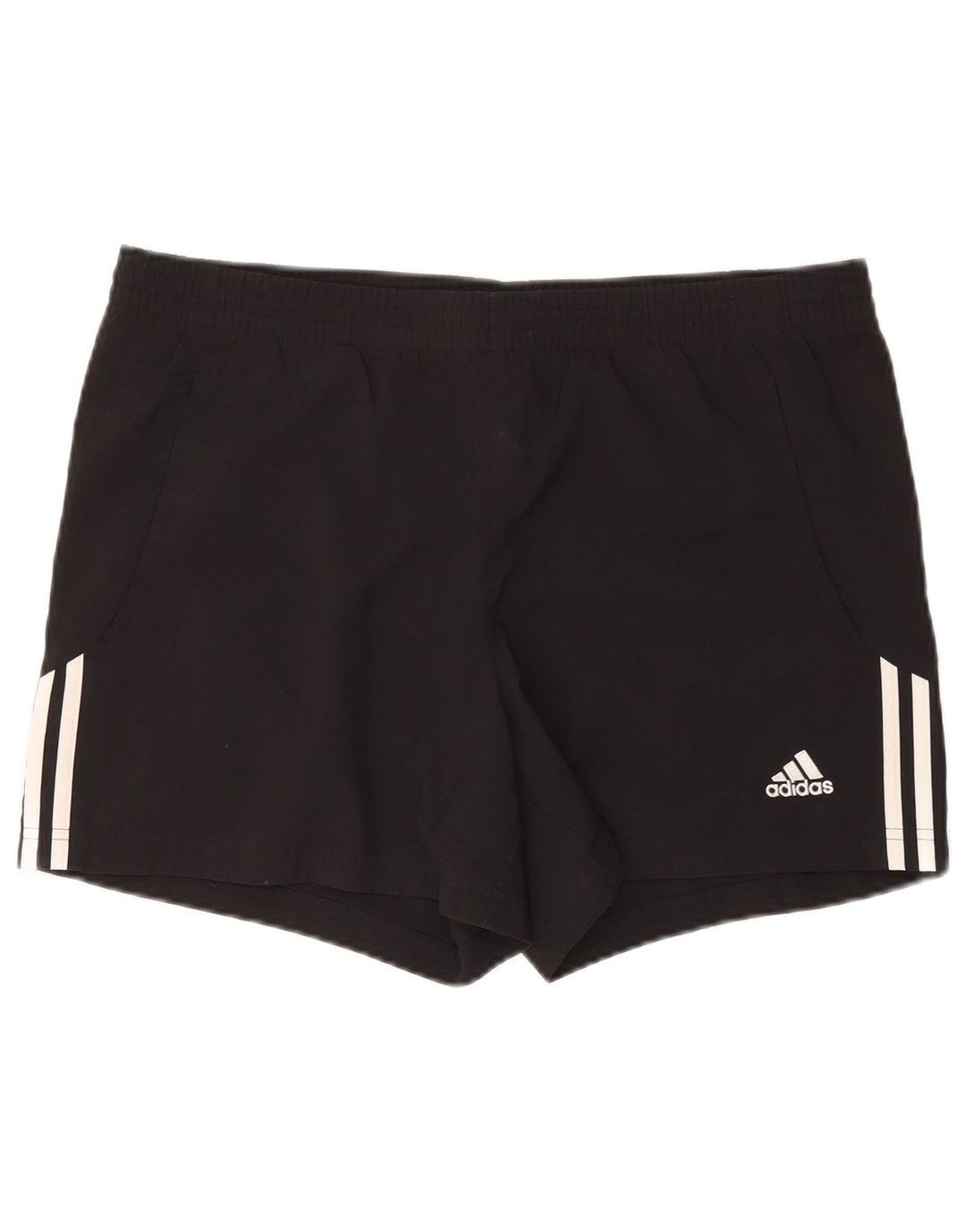 ADIDAS Pantalones cortos deportivos para hombre Grande Poliéster negro