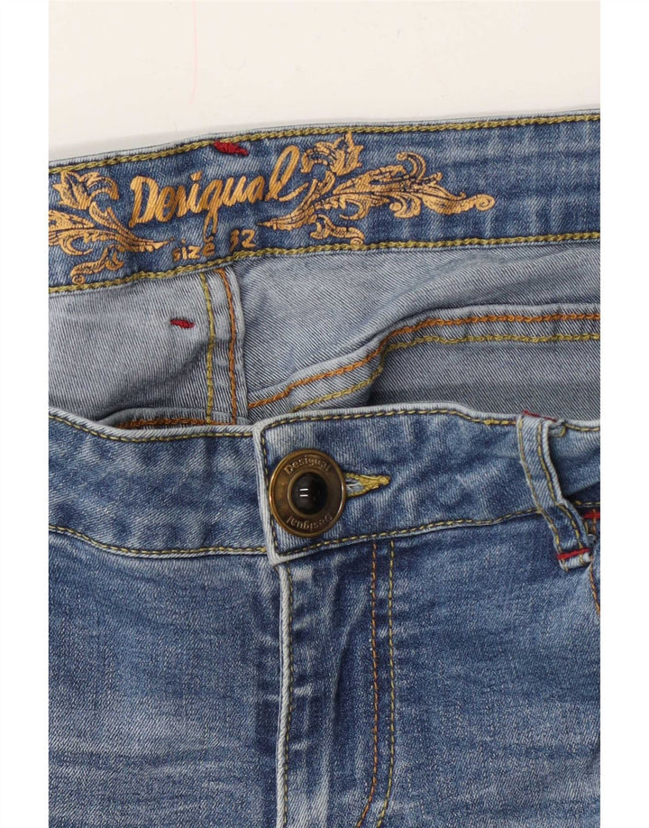 Vaqueros Desigual Joggers Desgastados Slim W32 L31 Azul