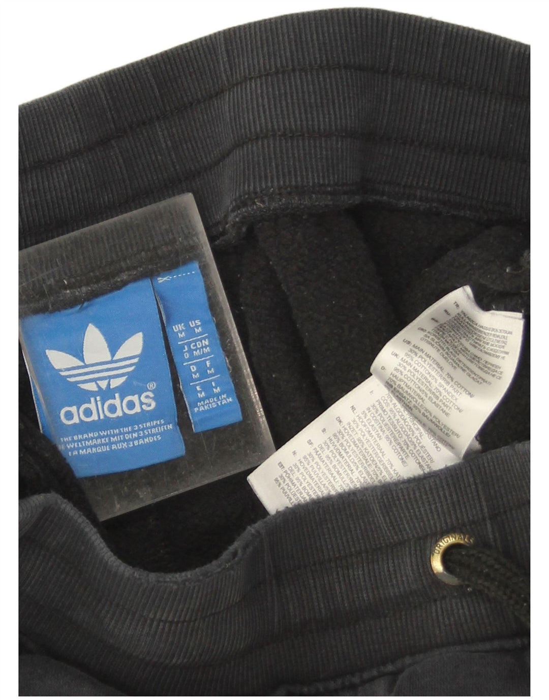 Adidas Hombre Pantalones De Chándal Joggers Medium Azul Marino Algodón