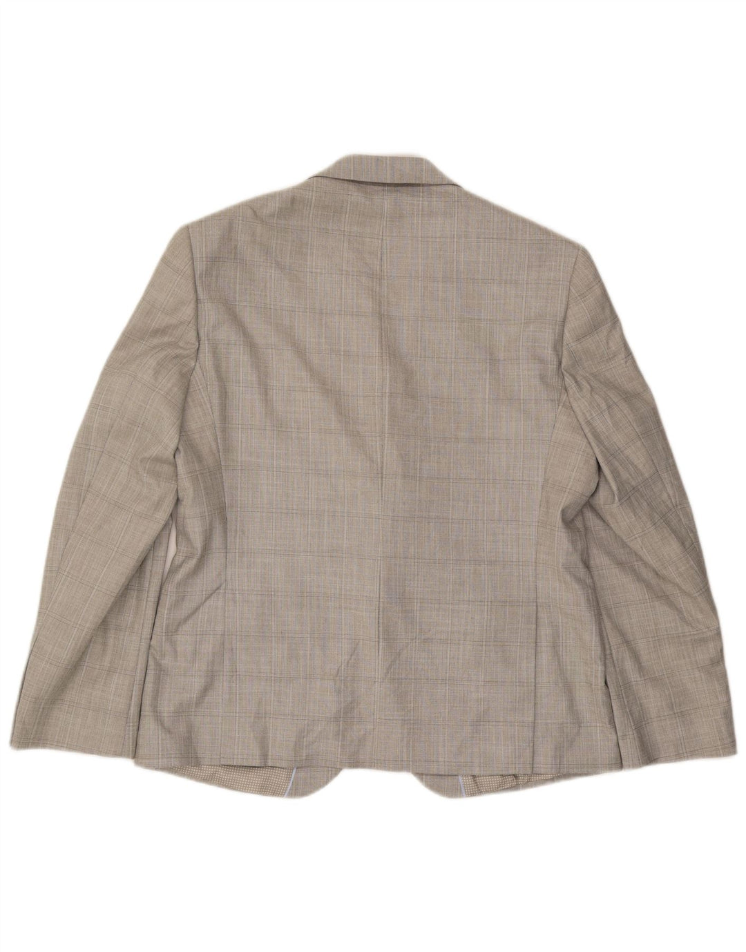 Marks & Spencer Chaqueta tipo blazer a medida con 2 botones para hombre UK 42 Large Grey Check