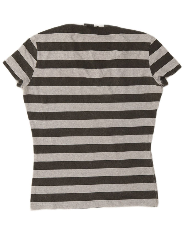 Calvin Klein Jeans Camiseta para Mujer Top UK 40 XL Gris Rayas