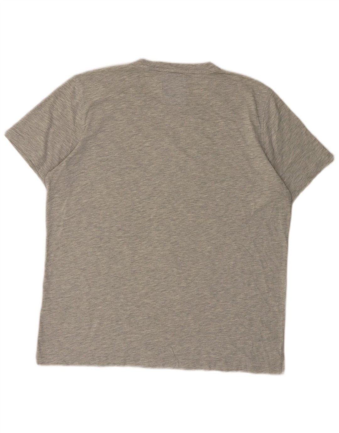 CREW CLOTHING Camiseta para hombre Top Grande Gris Algodón